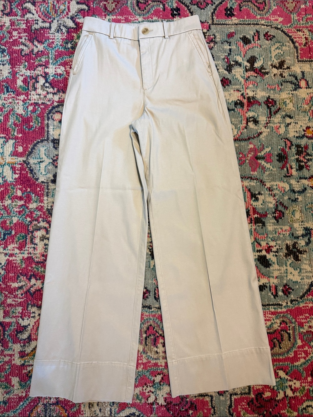 Spanx SPANXsupersmooth Stretch Twill
Wide Leg Pant Zipper Fly Medium Tall